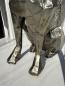 Preview: Skulptur Hund aus Eisen 120 cm