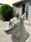 Preview: Skulptur Hund aus Eisen 120 cm