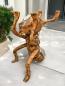 Preview: Skulptur Dekofigur Ameise aus Altholz