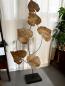 Preview: Dekoration Leaves aus Holz mit Stahl freistehend