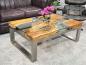 Preview: Couchtisch aus Teakholz Natural Landscape