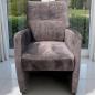 Preview: Design Esszimmerstuhl Sessel Granada samt grau