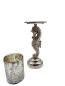 Preview: Design Kerzenständer aus Nickel "Seepferdchen"