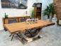 Preview: Design Massivholztisch mit extrem starker Tischplatte