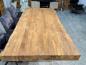 Preview: Design Massivholztisch mit extrem starker Tischplatte