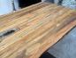 Preview: Holztischplatte des Designer Esstischs LAKESIDE CHAIN.