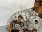 Preview: Deko Sitzender Hund 100 cm aus Holz und Aluminium