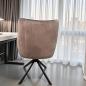 Preview: Swivel Chair "CADIZ", cappuccino, with armrest, with automatic return