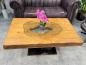 Preview: Rechteckiger Couchtisch aus Massivholz Deep Island 120 cm