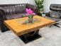 Preview: Rechteckiger Couchtisch aus Massivholz Deep Island 120 cm