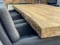 Preview: Vollmassiver Wohnzimmertisch aus recyceltem Teakholz 220cm
