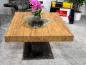 Preview: Rechteckiger Couchtisch aus Massivholz Deep Island 100 cm