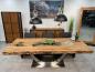 Preview: Massivholz Esstisch aus Teak Altholz 250cm