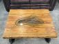 Preview: Eckiger Couchtisch aus massivem Holz EOS 100 x 80 cm
