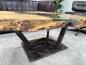 Preview: Wohnzimmertisch aus Holz edler Couchtisch Designtisch