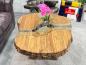 Preview: Wohnzimmertisch aus Holz edler Couchtisch Designtisch