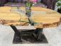 Preview: Wohnzimmertisch aus Holz edler Couchtisch Designtisch