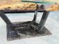 Preview: Wohnzimmertisch aus Holz edler Couchtisch Designtisch