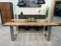 Preview: Edler Esstisch Old Elements aus Altholz massiv rechteckig modern rustikal