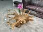 Preview: Massiver Couchtisch aus einem Baumstumpf