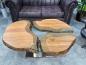 Preview: Nierentisch/Couchtisch "Fjord" aus Holz