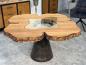 Preview: Esstisch einmalig Designtisch mit Wildkante