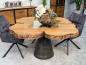 Preview: Esstisch einmalig Designtisch mit Wildkante