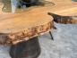 Preview: Esstisch einmalig Designtisch mit Wildkante