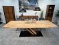 Preview: Esszimmertisch mit Baumkante 280 x 100 cm Canyon