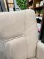 Preview: Dining Chair/Armchair "Granada ivory cream" with Armrest on Casters
