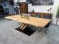 Preview: Esszimmertisch mit Baumkante 250 x 100 cm Canyon
