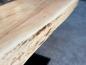 Preview: Esszimmertisch mit Baumkante 250 x 100 cm Canyon