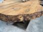 Preview: Massiver Holztisch mit Baumkante