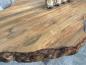 Preview: Massiver Holztisch mit Baumkante