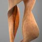 Preview: Holzskulptur Aufsteller Baumstamm 3D-Optik