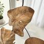 Preview: Dekoration Leaves aus Holz mit Stahl freistehend