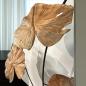 Preview: Dekoration Leaves aus Holz mit Stahl freistehend