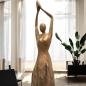 Preview: Holzskulptur Raumtrenner Teakholz