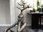 Preview: Große Deko-Figur aus Aluminium Mann mit Baum