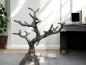 Preview: Große Deko-Figur aus Aluminium Mann mit Baum