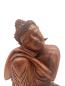 Preview: Handgeschnitzte Deko-Skulptur Buddha L aus Massivholz