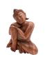 Preview: Handgeschnitzte Design Deko-Skulptur "Buddha M"