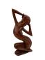 Preview: Handgeschnitzte Holzfigur Frau M