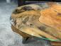 Preview: Couchtisch aus einem massiven Baumstamm Teakholz