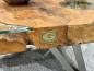 Preview: Couchtisch aus einem massiven Baumstamm Teakholz