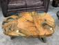 Preview: Couchtisch aus einem massiven Baumstamm Teakholz