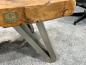 Preview: Couchtisch aus einem massiven Baumstamm Teakholz