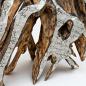 Preview: Sideboard aus einer Baumwurzel mit Aluminium