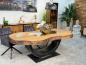 Preview: Massiver Holztisch Fusion aus recyceltem Holz