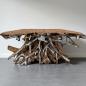 Preview: Sideboard aus einer Baumwurzel mit Aluminium